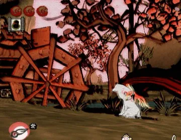 Okami screen shot game playing